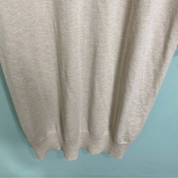 ATM Long Silk‎ Blend Cardigan Beige Sz S - Picture 9 of 9